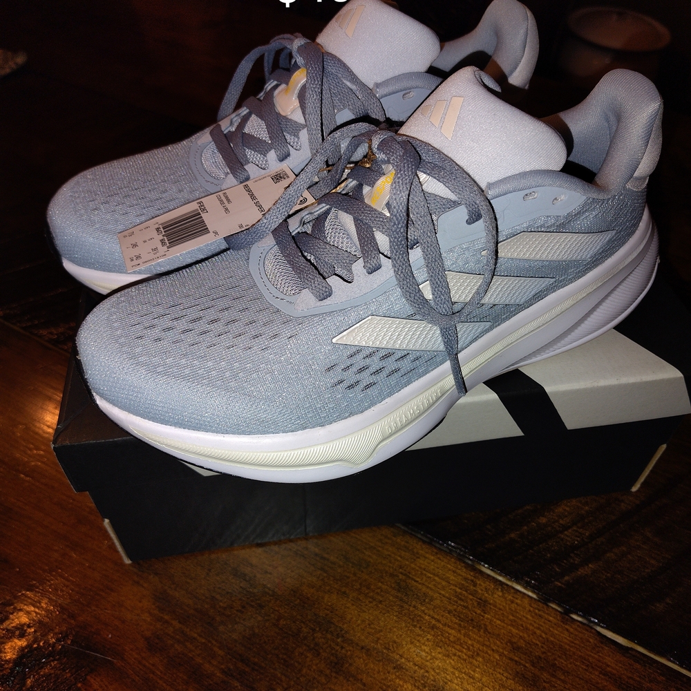 Adidas Sky Blue Athletic Sneakers